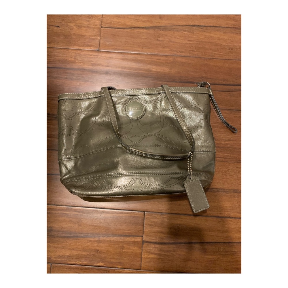 Coach leather purse